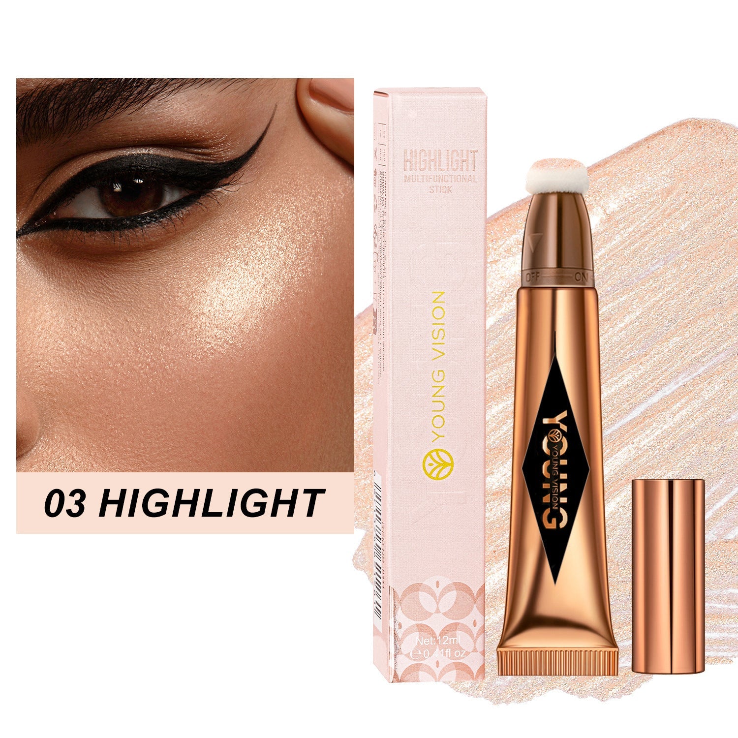 Air Cushion Repair Blush 12ml Nude Color Series Highlighter - air cushion repair blush highlighter