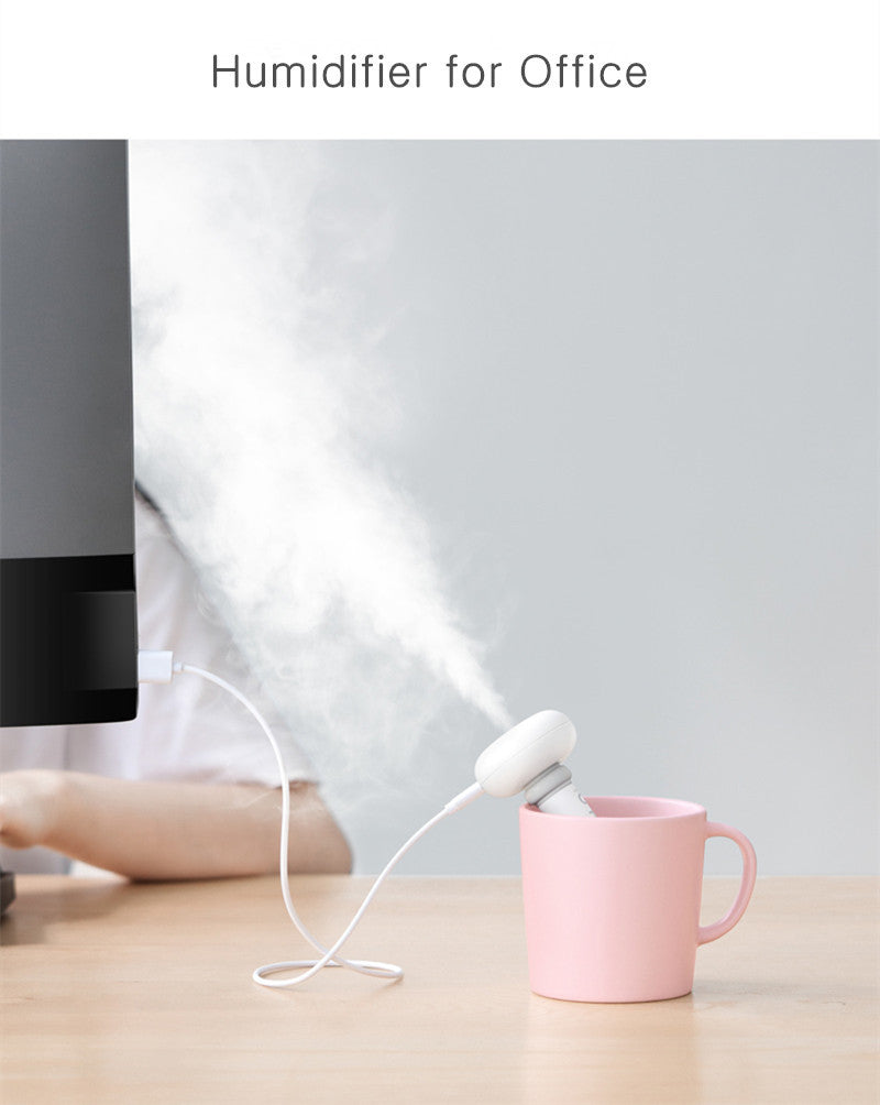 Air Humidifier Portable USB Aroma Diffuser Car Atomizer - Humidify Your Car with a Cotton Swab Magic Wand