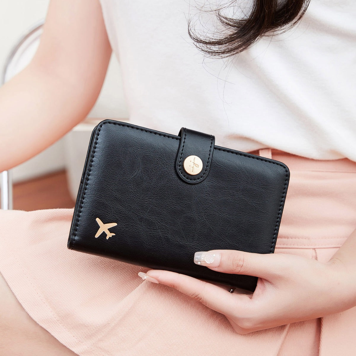 Aircraft Lining Polyester Female Storage Anti-Theft Purse Pocket Divider - Teleplus