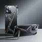 All-Glass Geometric Case Compatible with iPhone 15 Pro Max and Metal Borderless Design - Teleplus Suitable