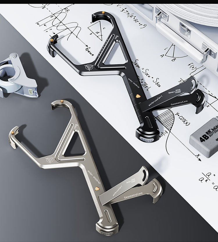 All-Glass Geometric Case Compatible with iPhone 15 Pro Max and Metal Borderless Design - Teleplus Suitable