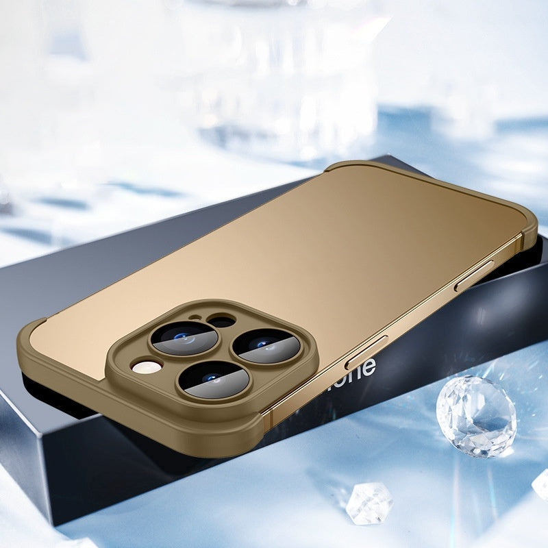 All-Inclusive Glass Case for iPhone Xr with Drop Protection and Lens Safety - Teleplus half rimless shell drop