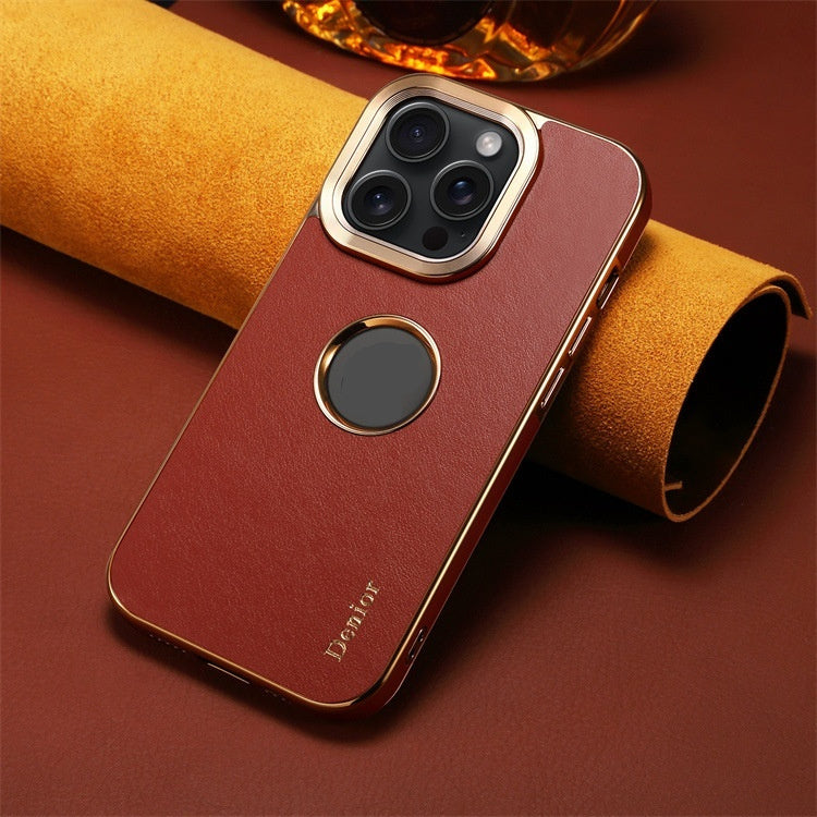 Leather Mobile Phone Protective Case for Apple and Non-Apple Devices - All-inclusive leather mobile phone protective