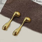 Alloy Earring Musical Note Water Drop Retro Fashion Minimalism Ear Studs - Earrings That Hit All The Right Notes