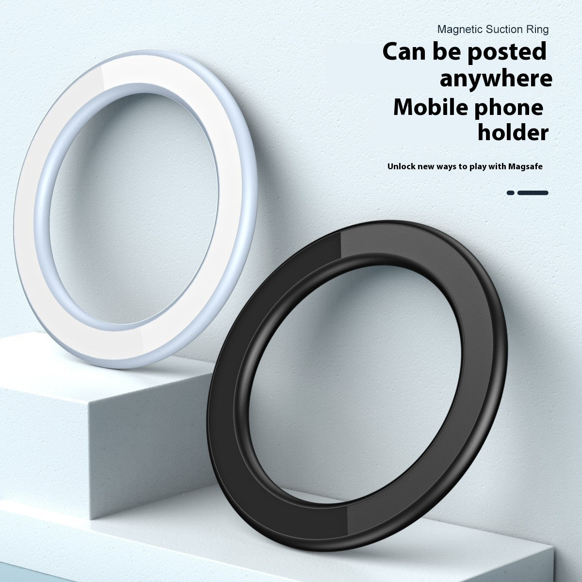 Alloy Magnet Disc Wall Sticker for Universal Packing Magnetic Suction Ring - Teleplus alloy magnet disc wall sticker