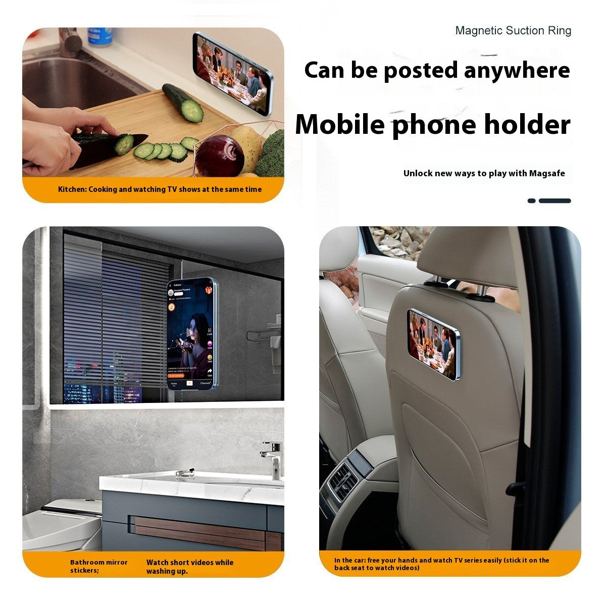 Alloy Magnet Disc Wall Sticker for Universal Packing Magnetic Suction Ring - Teleplus alloy magnet disc wall sticker