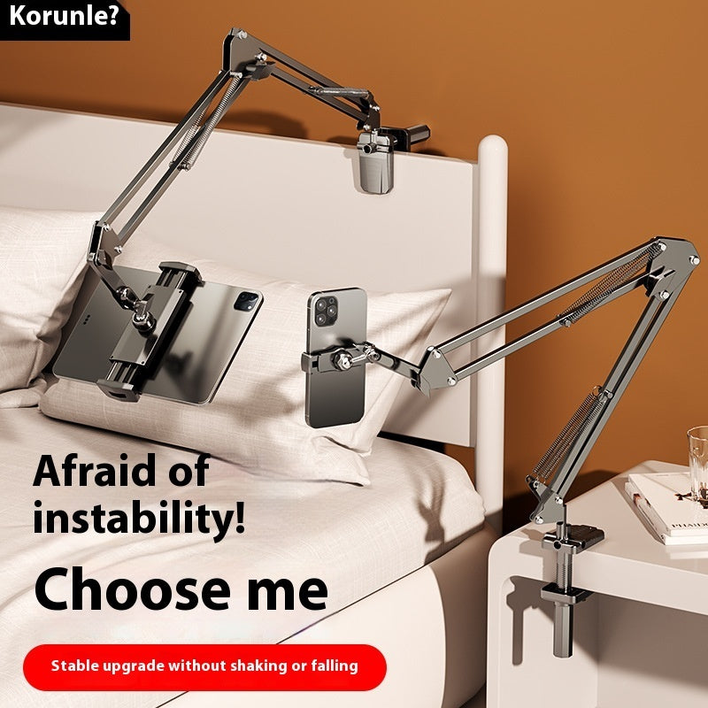 Alloy Universal Lazy Bracket for iPad and Mobile Phone Bedside Mount - ipad mobile phone lazy person bracket tablet