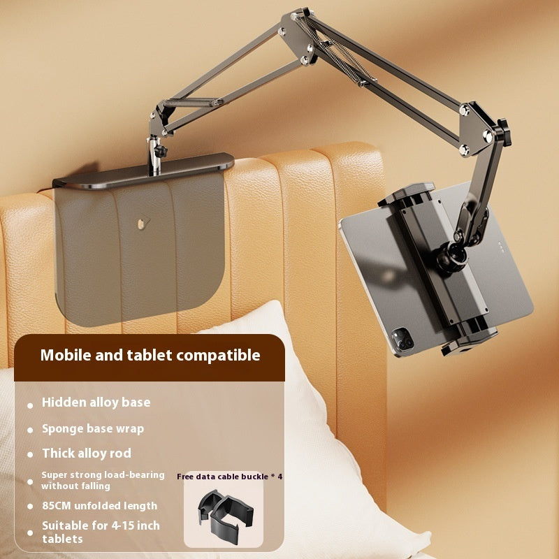 Alloy Universal Lazy Bracket for iPad and Mobile Phone Bedside Mount - ipad mobile phone lazy person bracket tablet