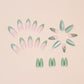 Almond Flower Butterfly Nail Stickers with Glue for Beautiful Art - almond flower butterfly nail stickers
