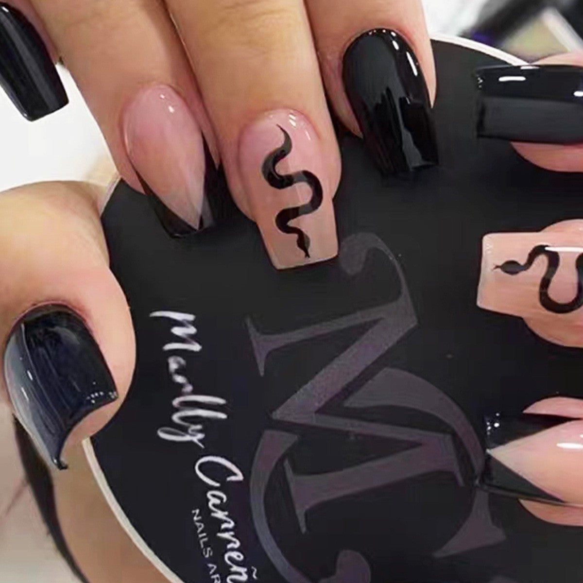 Almond Wear Nail Sticker with Frosted Glossy Fake Design for Simple Art - Teleplus almond wear nail simple frosted