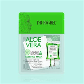 Aloe Soothing Smooth Essence Mask for Replenishing Skin Moisture All Types - Teleplus Replenishes anti-acne silk mask