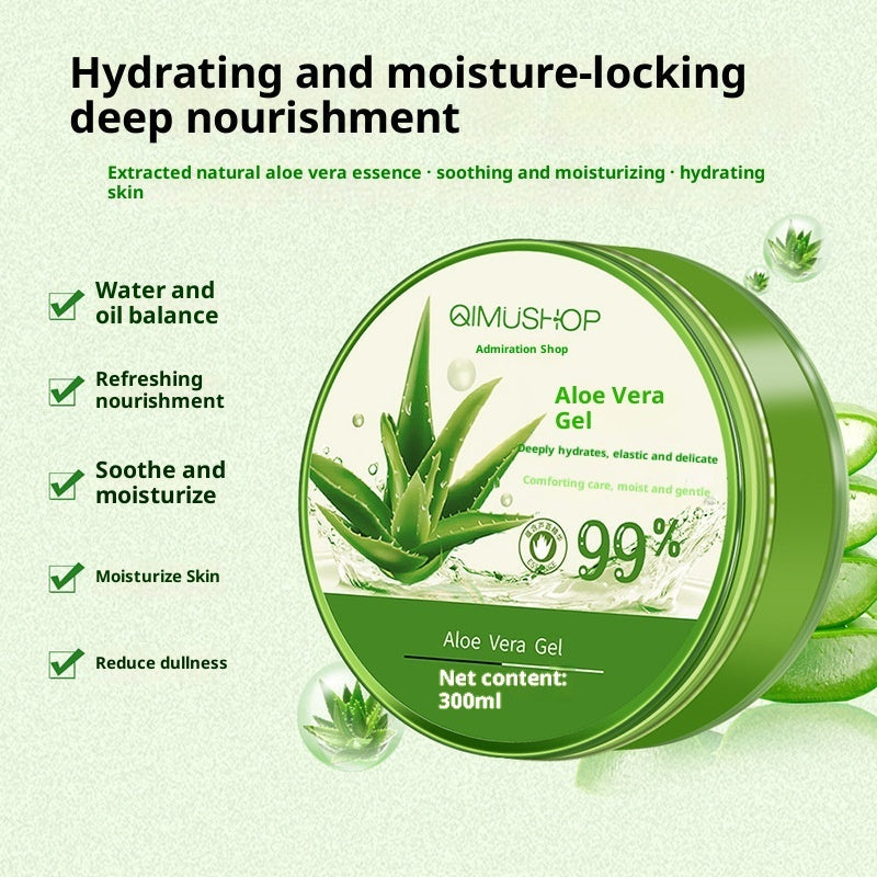 Aloe Vera Gel Moisturizer for Face and Body Hydrating Skin Care Cream 300g - Teleplus aloe vera gel
