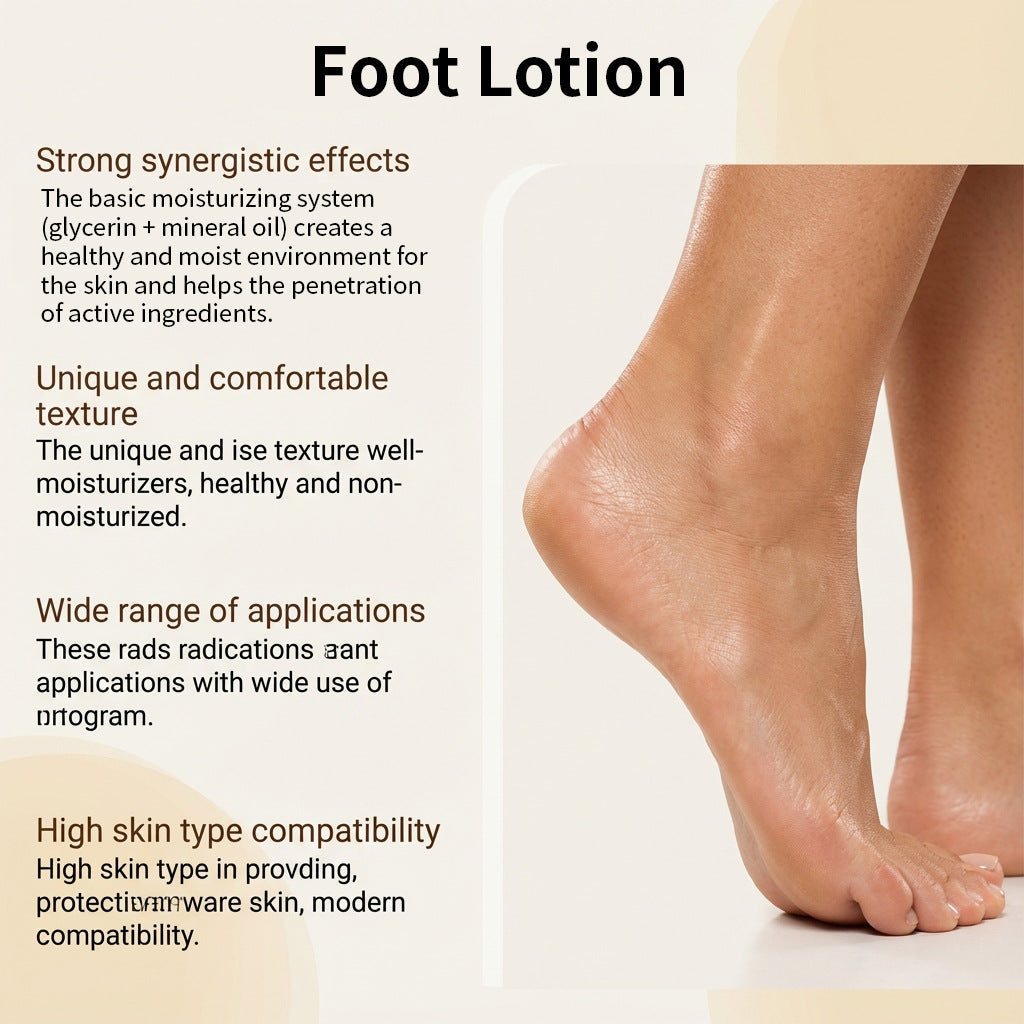 Aloe Vera Menthol Foot Cream for Dry Cracked Heels and Callus Repair