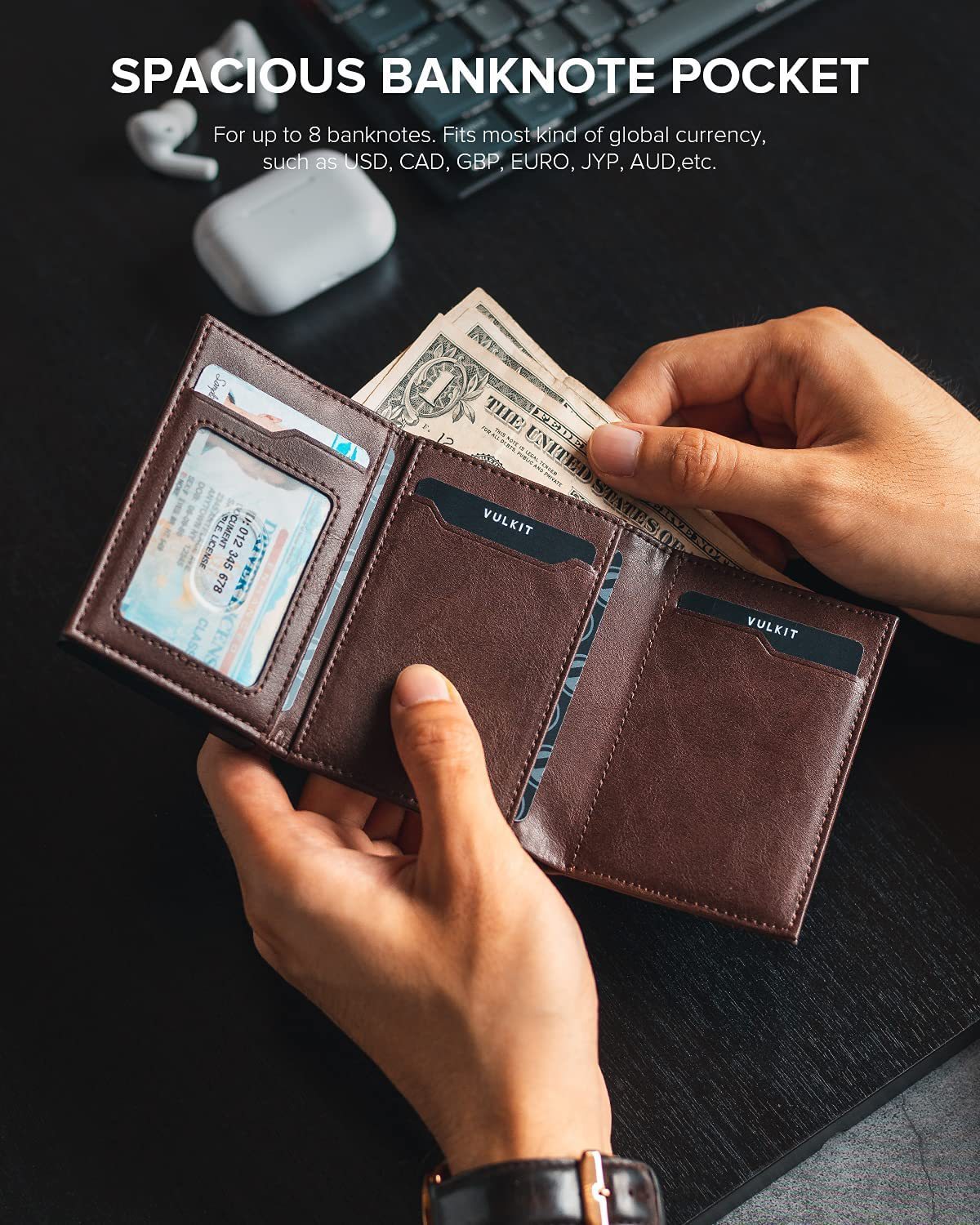 Aluminum Alloy Card Holder Urban Style for Men with Package in the United States - Men’s Modern Gents aluminum alloy