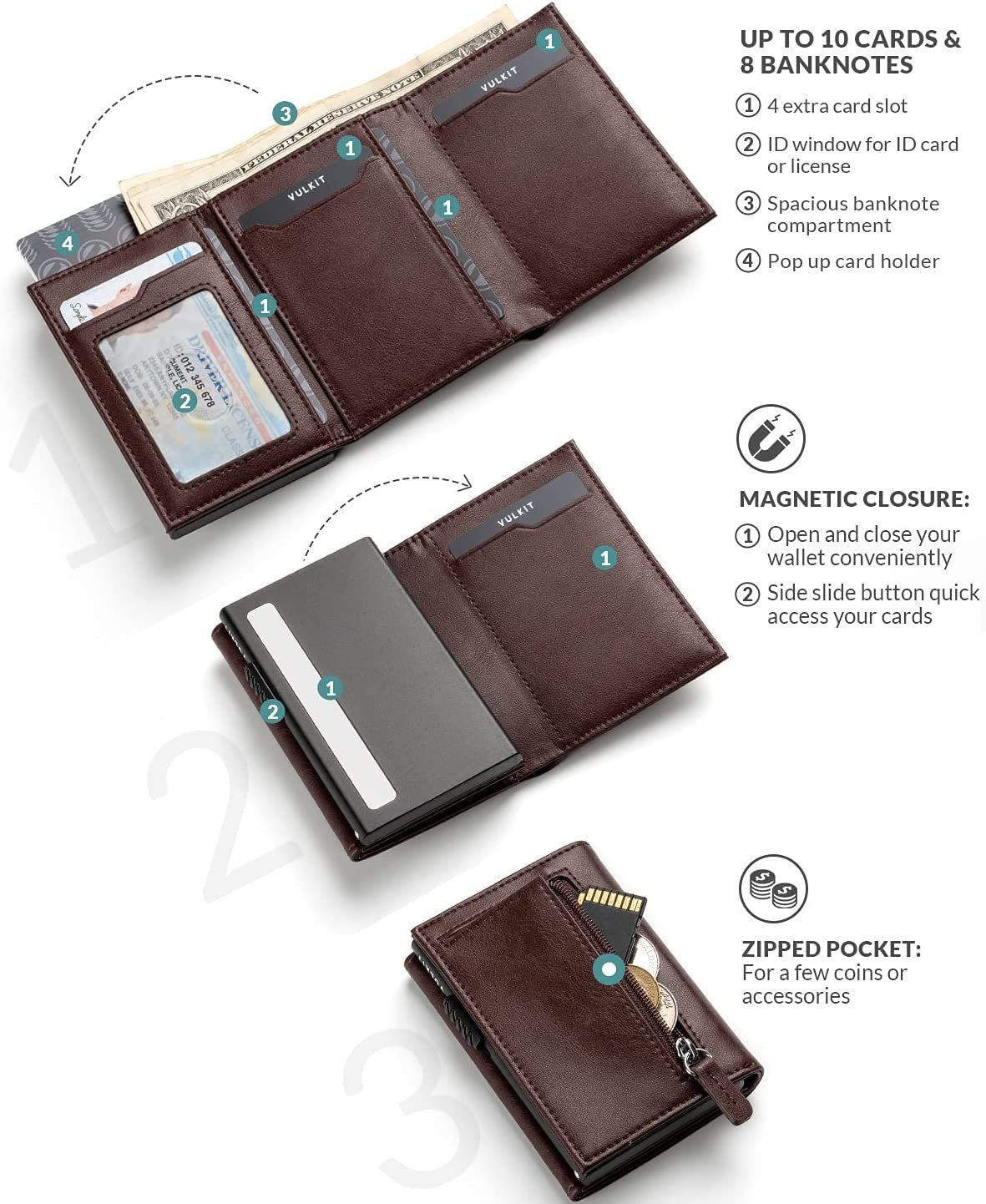 Aluminum Alloy Card Holder Urban Style for Men with Package in the United States - Men’s Modern Gents aluminum alloy