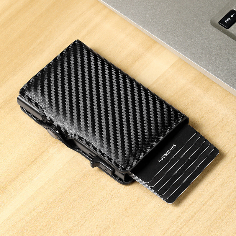 Aluminum Alloy Card Package with Carbon Fiber Black and Leather Options - Teleplus Pack carbon fiber black aluminum