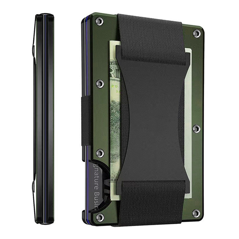 Aluminum Alloy Clamp for Fiber Wallets and Carbon Accessories - Metal Wallet Anti-Theft Cool Cats carbon fiber wallet