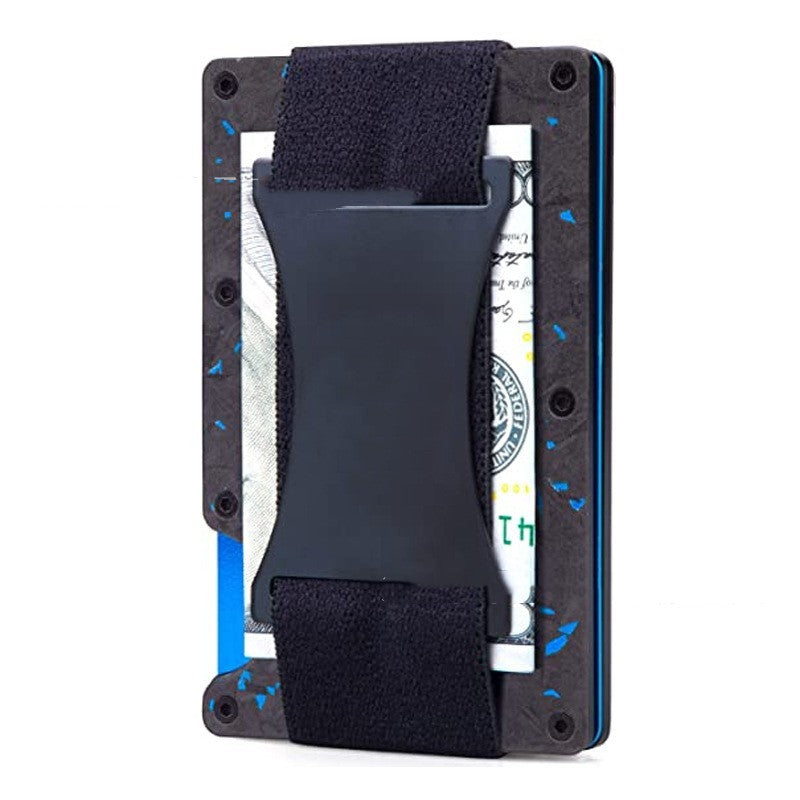 Aluminum Alloy Clamp for Fiber Wallets and Carbon Accessories - Metal Wallet Anti-Theft Cool Cats carbon fiber wallet