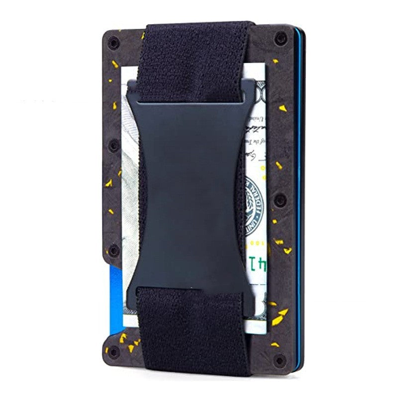 Aluminum Alloy Clamp for Fiber Wallets and Carbon Accessories - Metal Wallet Anti-Theft Cool Cats carbon fiber wallet