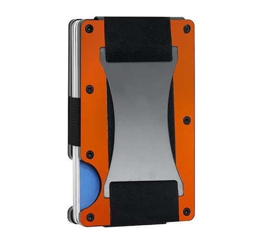 Aluminum Alloy Clamp for Fiber Wallets and Carbon Accessories - Metal Wallet Anti-Theft Cool Cats carbon fiber wallet