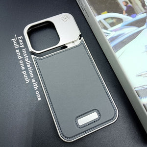 Aluminum Alloy Leather Aromatherapy Phone Case