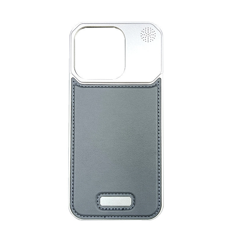 Aluminum Alloy Leather Aromatherapy Phone Case