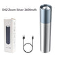 Aluminum Alloy Lithium Battery Flashlight with Strong and Weak Light Modes - Teleplus lithium battery flashlight strong