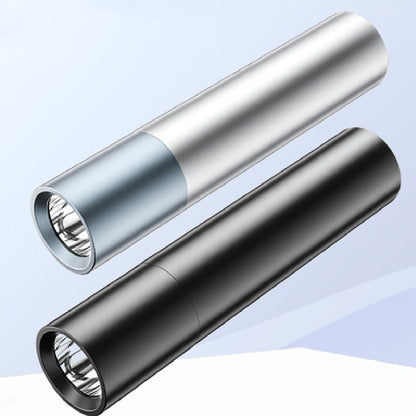 Aluminum Alloy Lithium Battery Flashlight with Strong and Weak Light Modes - Teleplus lithium battery flashlight strong
