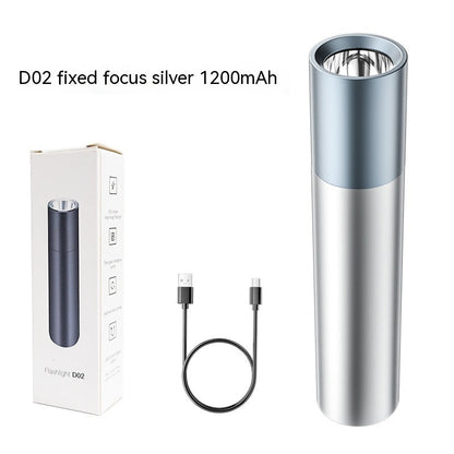 Aluminum Alloy Lithium Battery Flashlight with Strong and Weak Light Modes - Teleplus lithium battery flashlight strong