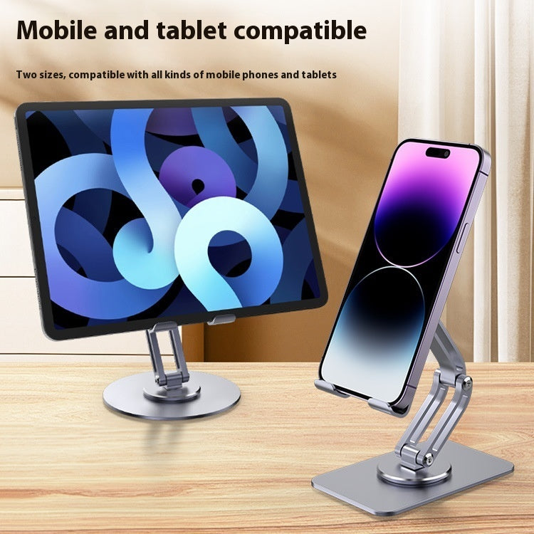 Aluminum Alloy Mobile Phone Desktop Bracket with Rotation Telescopic Adjustment - aluminum alloy mobile phone bracket