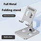 Aluminum Alloy Mobile Phone Holder with Lazy Folding Rotation - Teleplus aluminum alloy mobile phone holder lazy