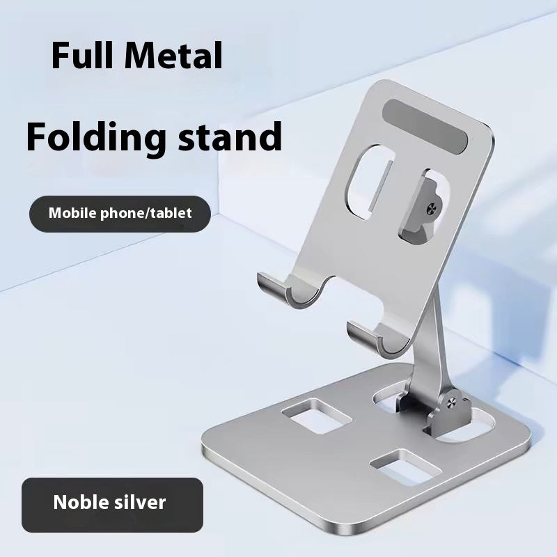 Aluminum Alloy Mobile Phone Holder with Lazy Folding Rotation - Teleplus aluminum alloy mobile phone holder lazy