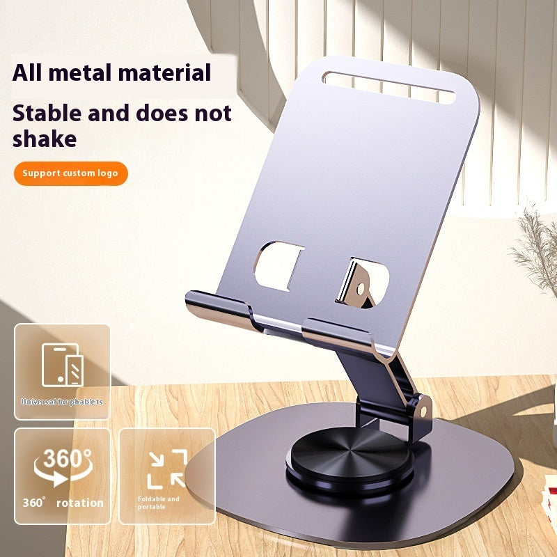 Aluminum Alloy Mobile Phone Holder with Lazy Folding Rotation - Teleplus aluminum alloy mobile phone holder lazy