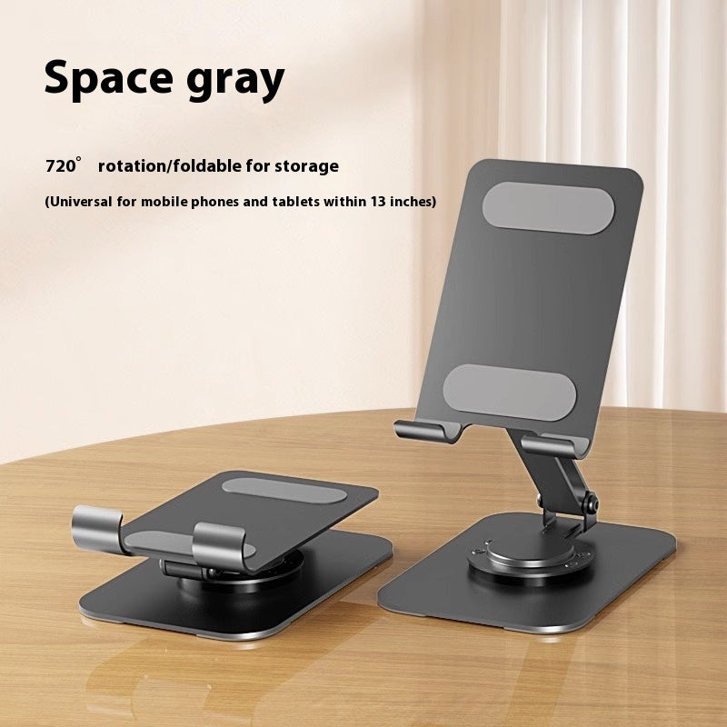Aluminum Alloy Mobile Phone Holder with Lazy Folding Rotation - Teleplus aluminum alloy mobile phone holder lazy