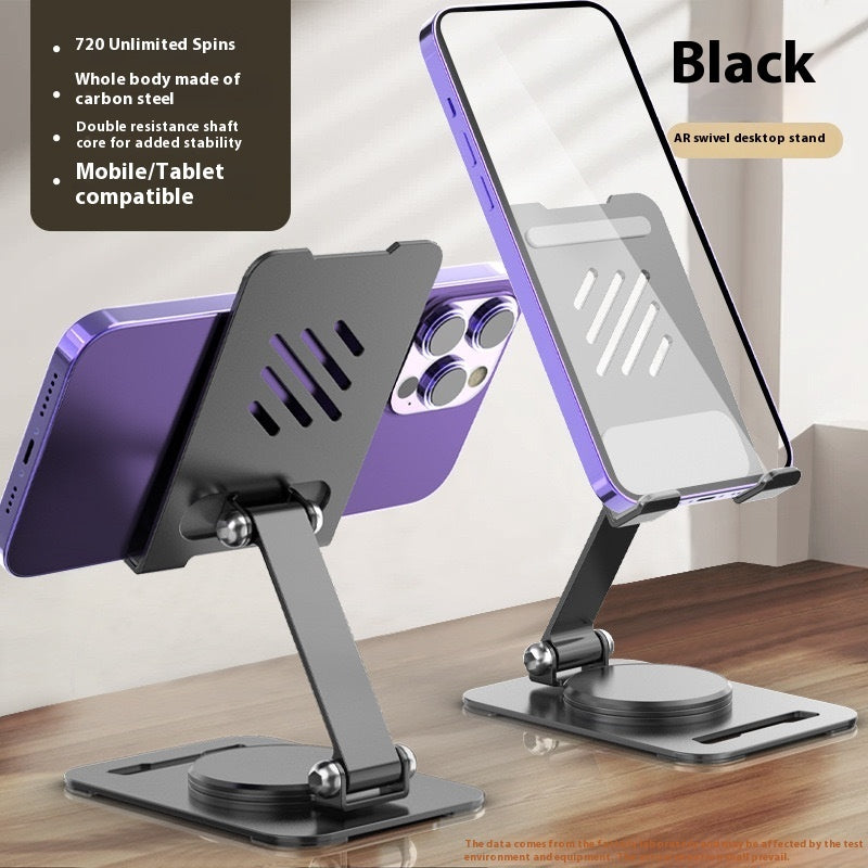 Aluminum Alloy Mobile Phone Holder with Lazy Folding Rotation - Teleplus aluminum alloy mobile phone holder lazy