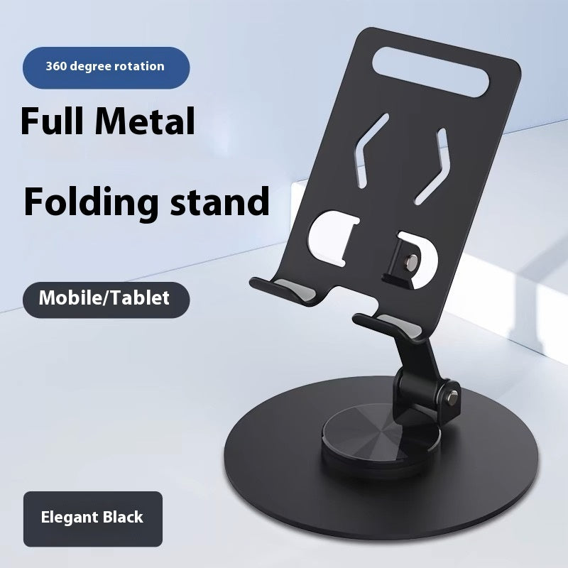 Aluminum Alloy Mobile Phone Holder with Lazy Folding Rotation - Teleplus aluminum alloy mobile phone holder lazy