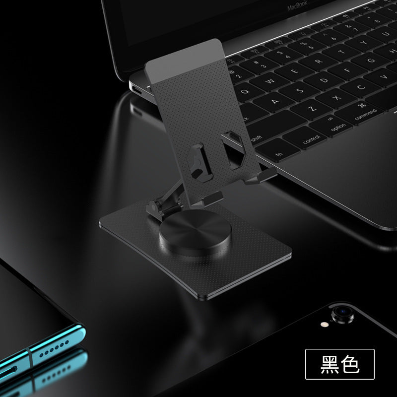 Aluminum Alloy Rotating Desktop Stand for Mobile Phones in Multiple Colors - aluminum alloy rotating mobile phone metal
