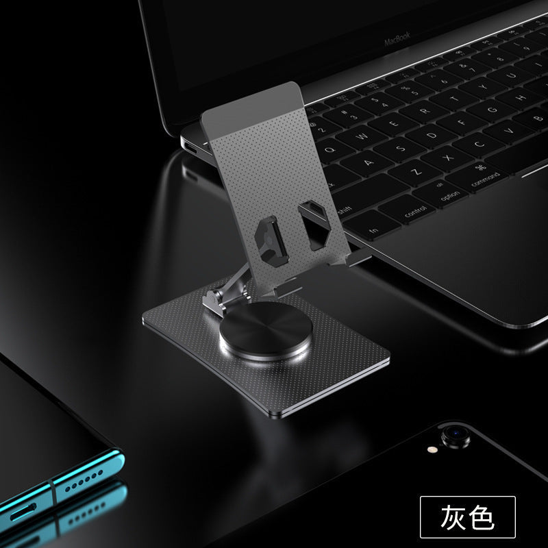 Aluminum Alloy Rotating Desktop Stand for Mobile Phones in Multiple Colors - aluminum alloy rotating mobile phone metal