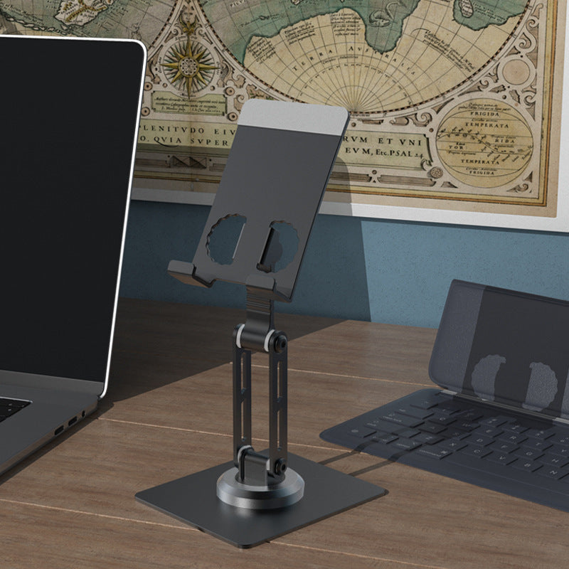Aluminum Alloy Rotating Desktop Stand for Mobile Phones in Multiple Colors - aluminum alloy rotating mobile phone metal