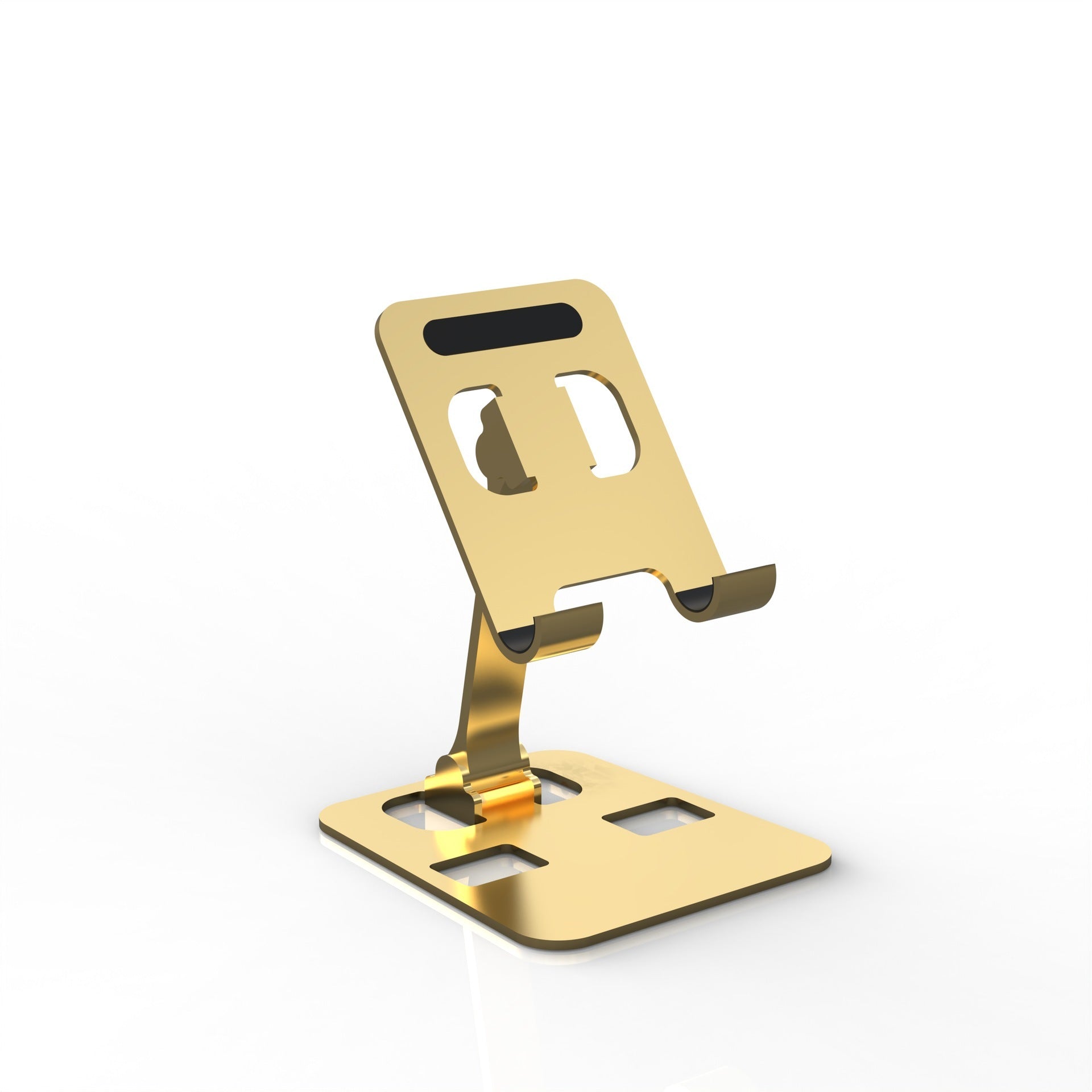 Aluminum Alloy Rotating Desktop Stand for Mobile Phones in Multiple Colors - aluminum alloy rotating mobile phone metal