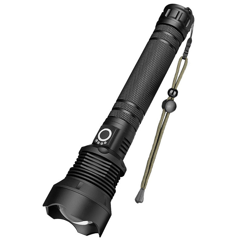 Aluminum Alloy Telescopic Flashlight with XHP70.2 USB Charging and Zoom - Teleplus aluminum alloy telescopic zoom usb