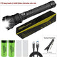 Aluminum Alloy Telescopic Flashlight with XHP70.2 USB Charging and Zoom - Teleplus aluminum alloy telescopic zoom usb