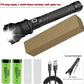 Aluminum Alloy Telescopic Flashlight with XHP70.2 USB Charging and Zoom - Teleplus aluminum alloy telescopic zoom usb