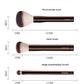 Aluminum Handle Powder Foundation Brush with Artificial Fiber for Makeup - powder foundation brush makeup eye shadow