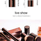 Aluminum Handle Powder Foundation Brush with Artificial Fiber for Makeup - powder foundation brush makeup eye shadow