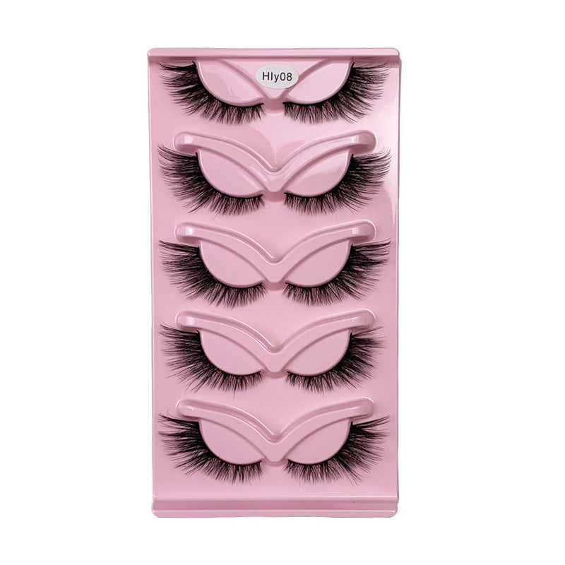American Style Fox Fly False Eyelashes for Elegant Look 17.5cm x 9.5cm - Teleplus american style fox fly false eyelashes