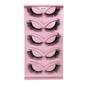 American Style Fox Fly False Eyelashes for Elegant Look 17.5cm x 9.5cm - Teleplus american style fox fly false eyelashes