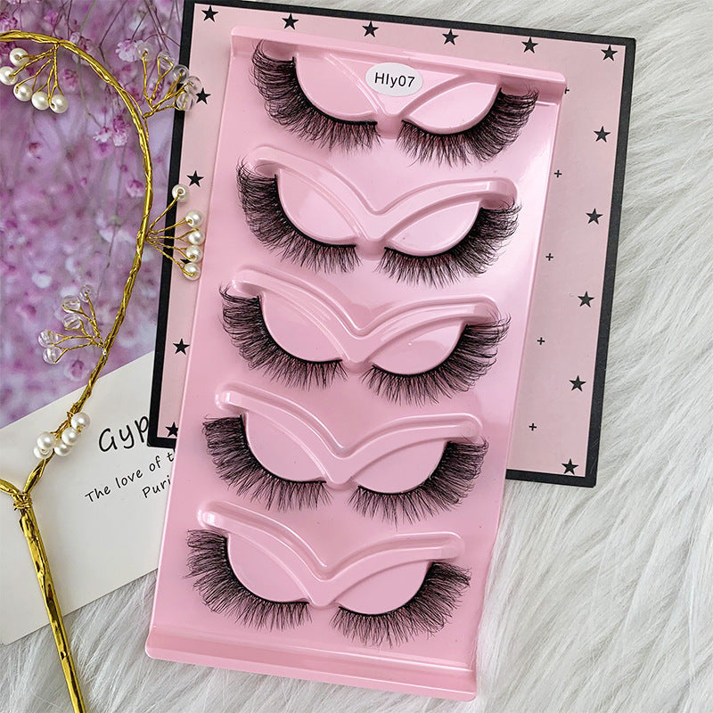 American Style Fox Fly False Eyelashes for Elegant Look 17.5cm x 9.5cm - Teleplus american style fox fly false eyelashes