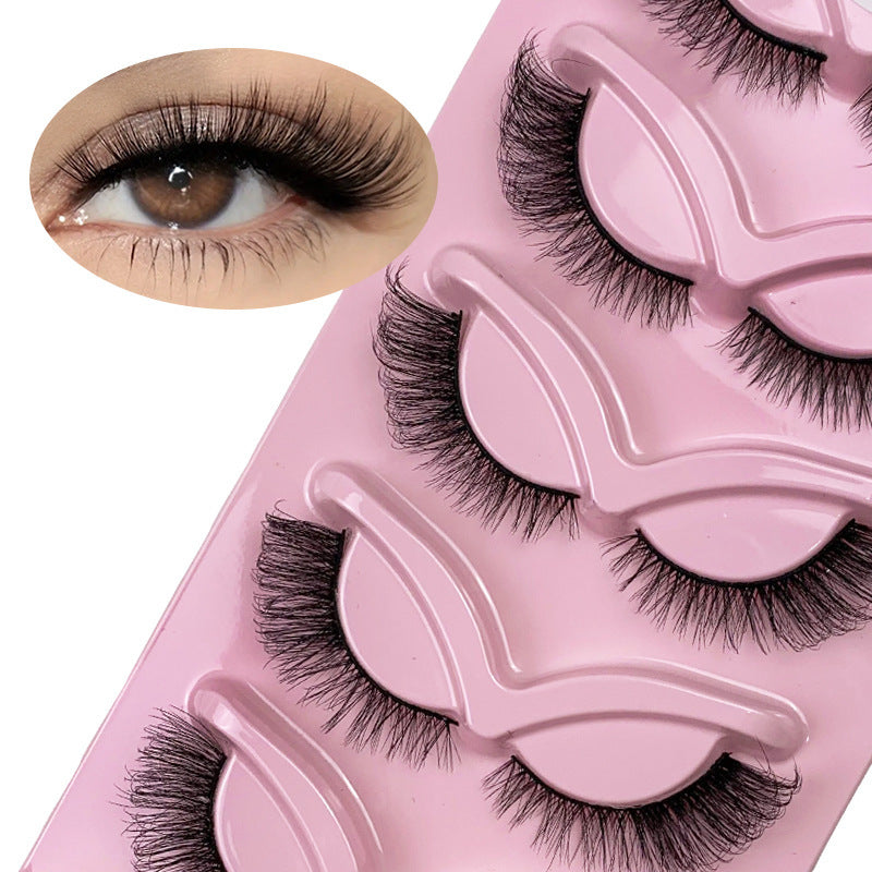American Style Fox Fly False Eyelashes for Elegant Look 17.5cm x 9.5cm - Teleplus american style fox fly false eyelashes
