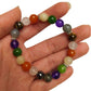 Amethyst Green Dongling Stone 8mm Beaded Bracelet - Amethyst Green Dongling Stone 8mm Beaded Bracelet